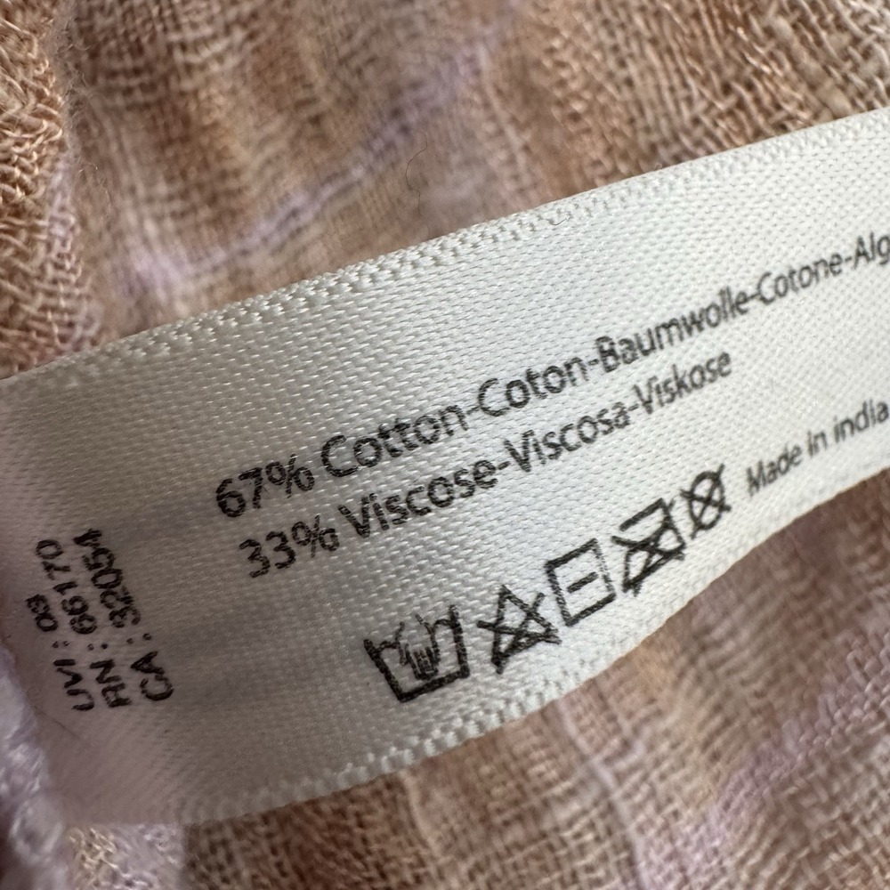 Free People Cotton Gauze Tie Dye Kimono M Boho Hippie Festival Beach Swim Cover - Picture 7 of 7